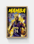 Plakat - Kobe Bryant mamba aktion - admen.dk