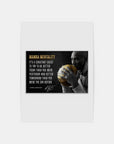 Plakat - Kobe Bryant Mamba mentality citat - admen.dk