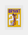 Plakat - Kobe Bryant 24 - admen.dk