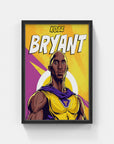 Plakat - Kobe Bryant superhelt - admen.dk