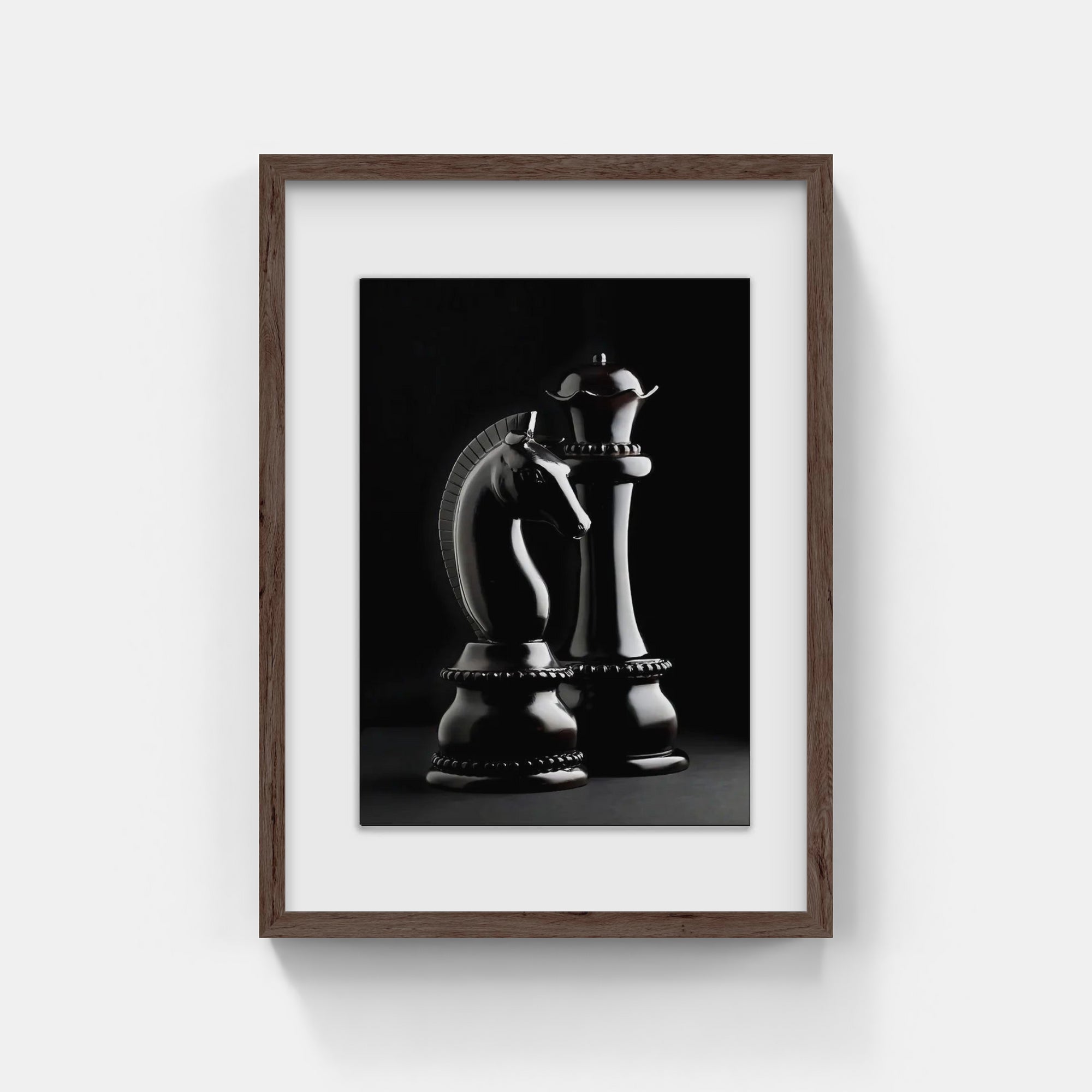 Plakat - Lets play chess kunst - admen.dk