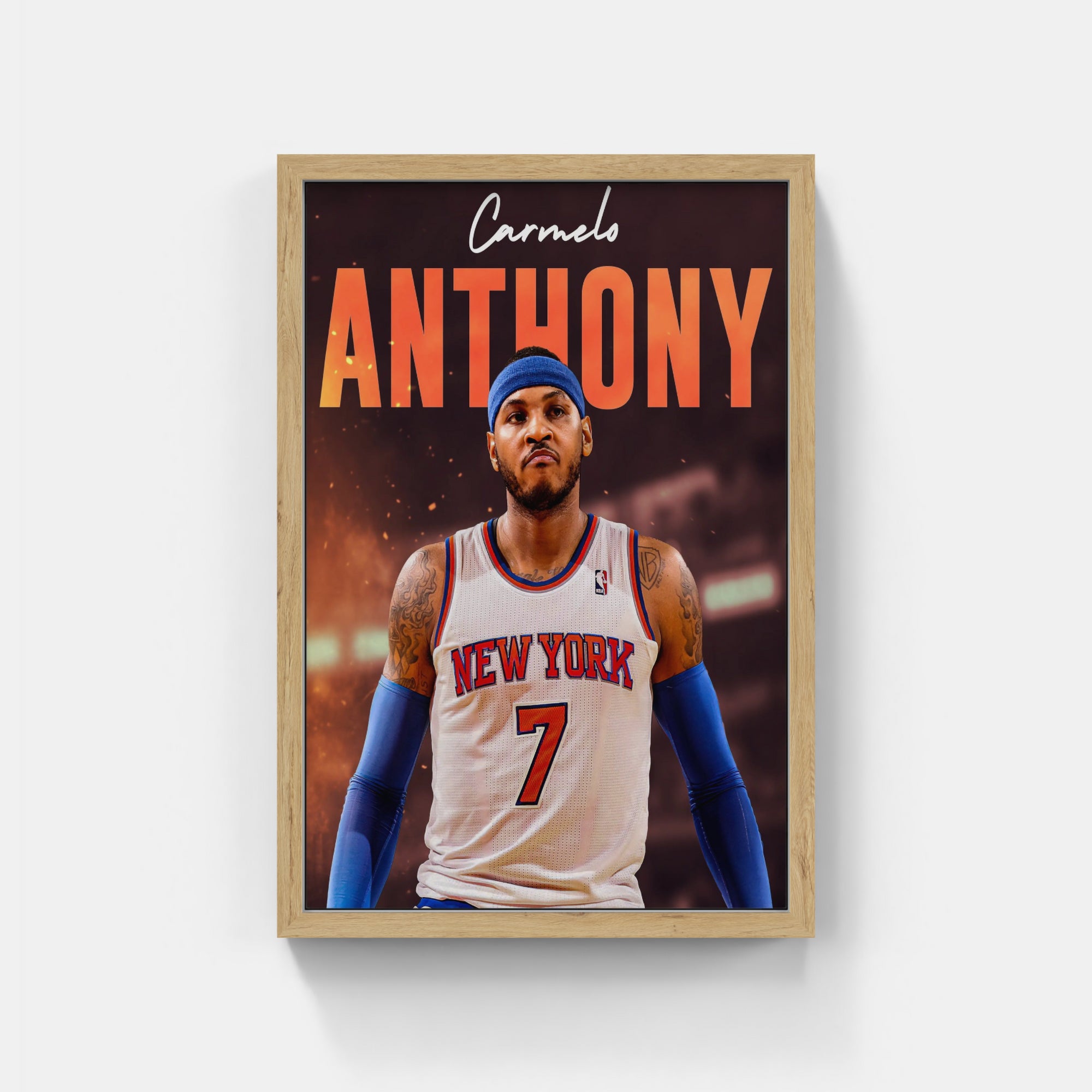 Plakat - Carmelo Anthony i aktion - admen.dk