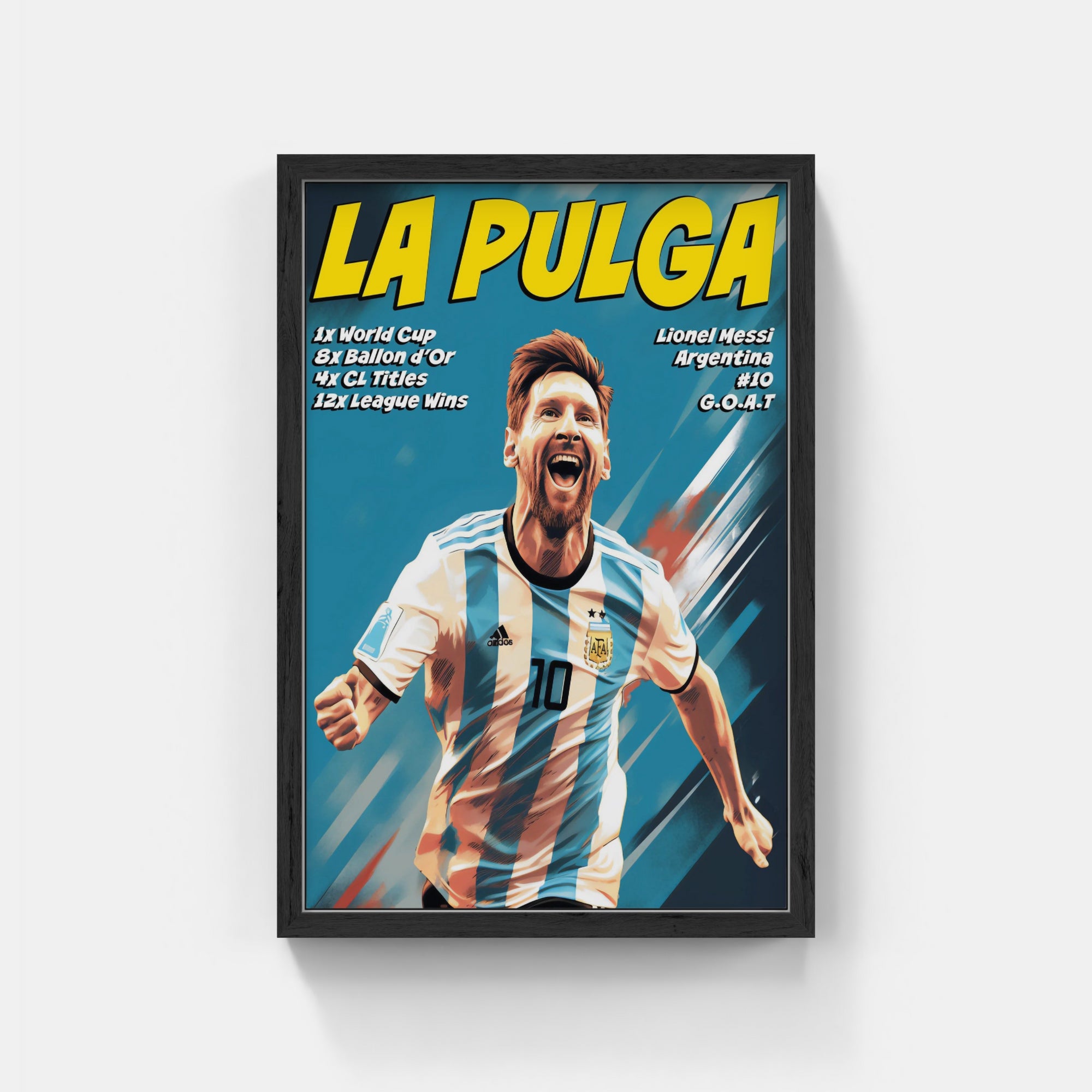 Plakat - Messi La Pulga - admen.dk