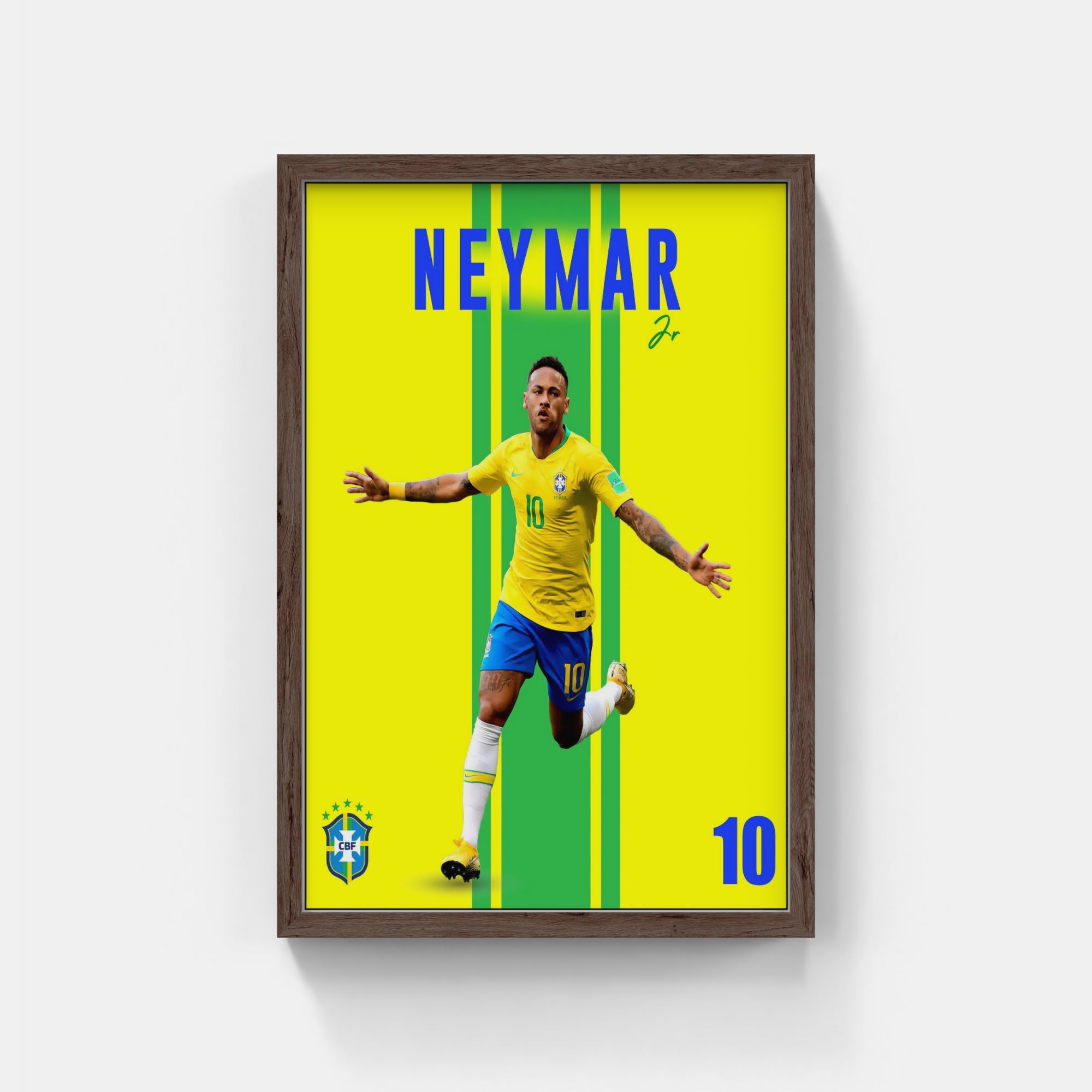 Plakat - Neymar Jr. i sejrdans - admen.dk