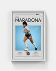 Plakat - Diego Maradona grafisk look - admen.dk