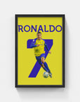 Plakat - Cristiano Ronaldo i løb - admen.dk