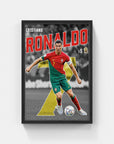 Plakat - Cristiano Ronaldo spilleklar - admen.dk