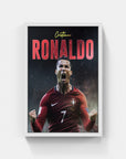 Plakat - Cristiano Ronaldo i skrigende jubel - admen.dk