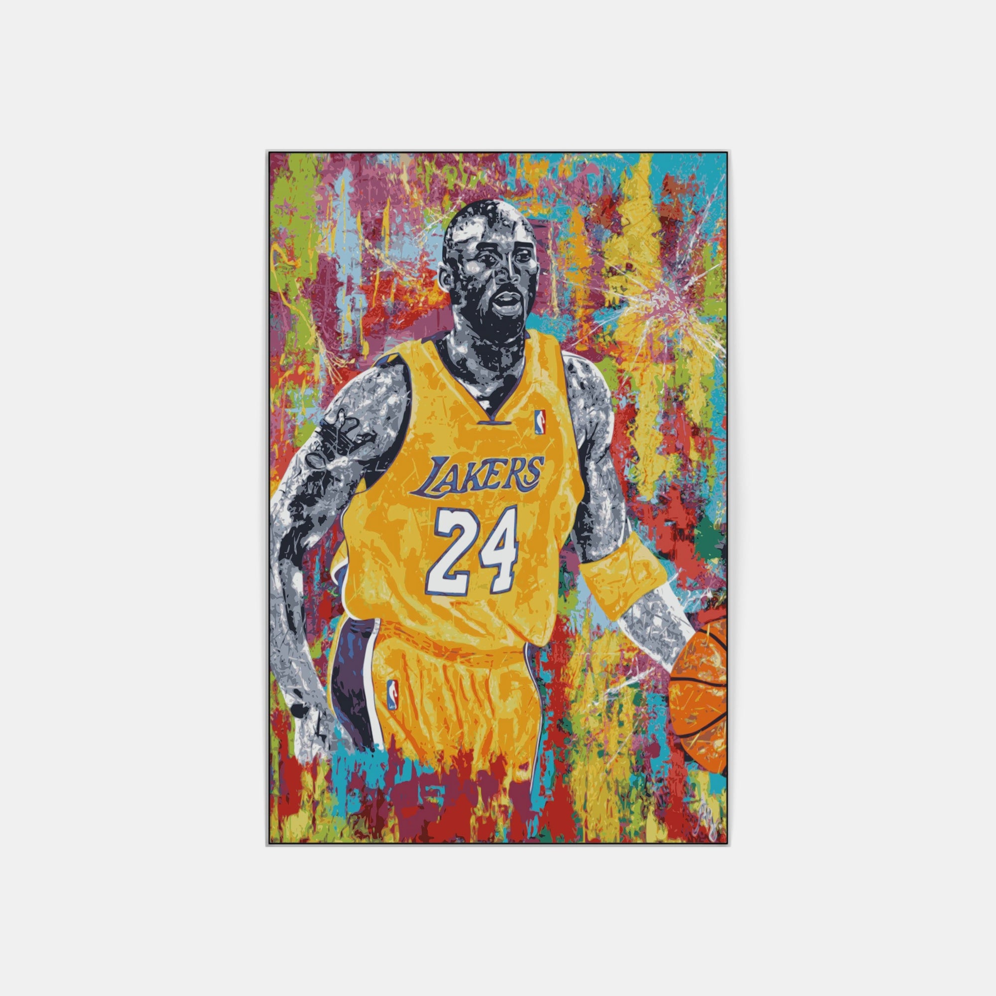 Plakat - Kobe Bryant graffiti - admen.dk