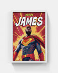 Plakat - Lebron James superhelt - admen.dk