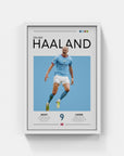 Plakat - Erling Haaland grafisk look - admen.dk