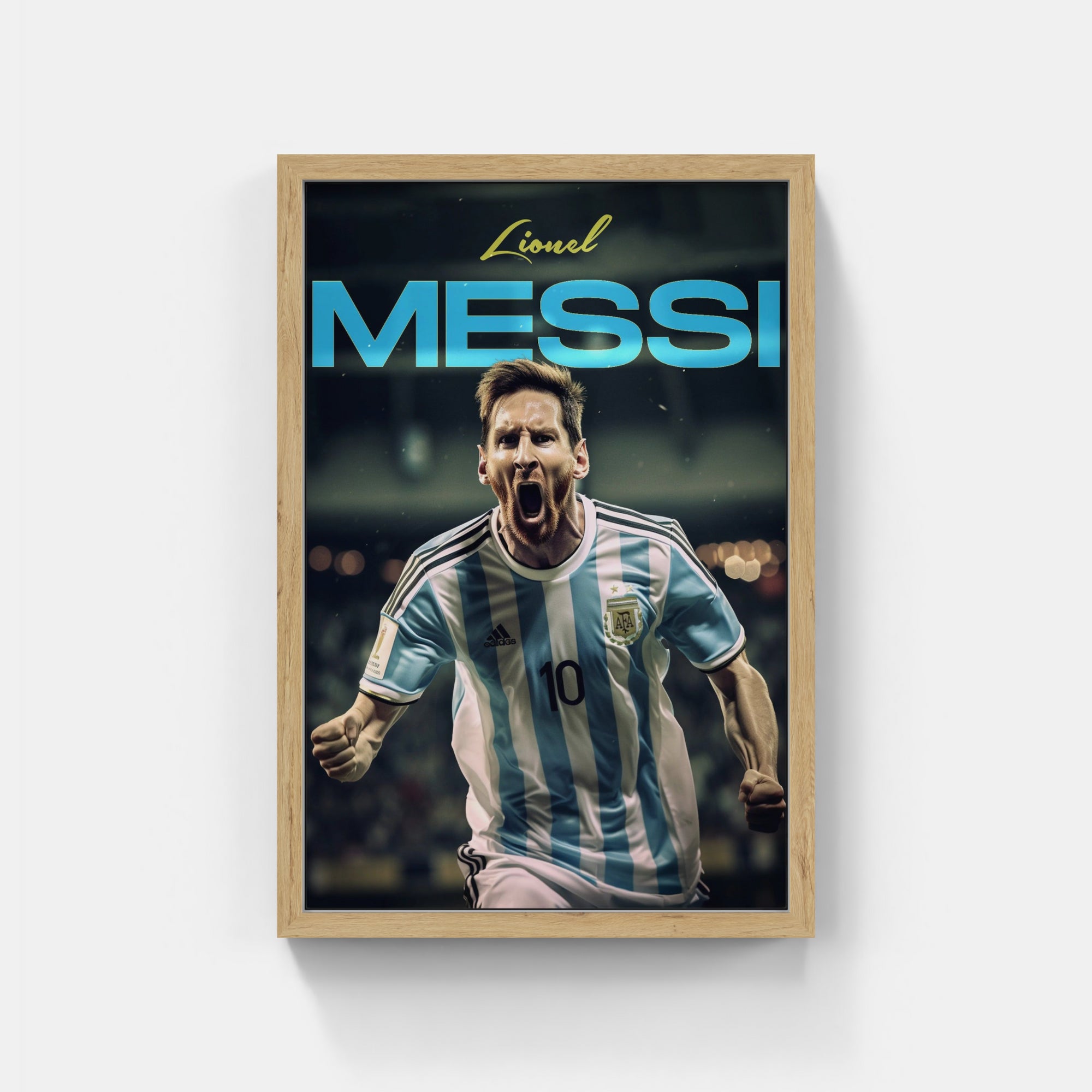 Plakat - Lionel Messi Argentina kunst - admen.dk