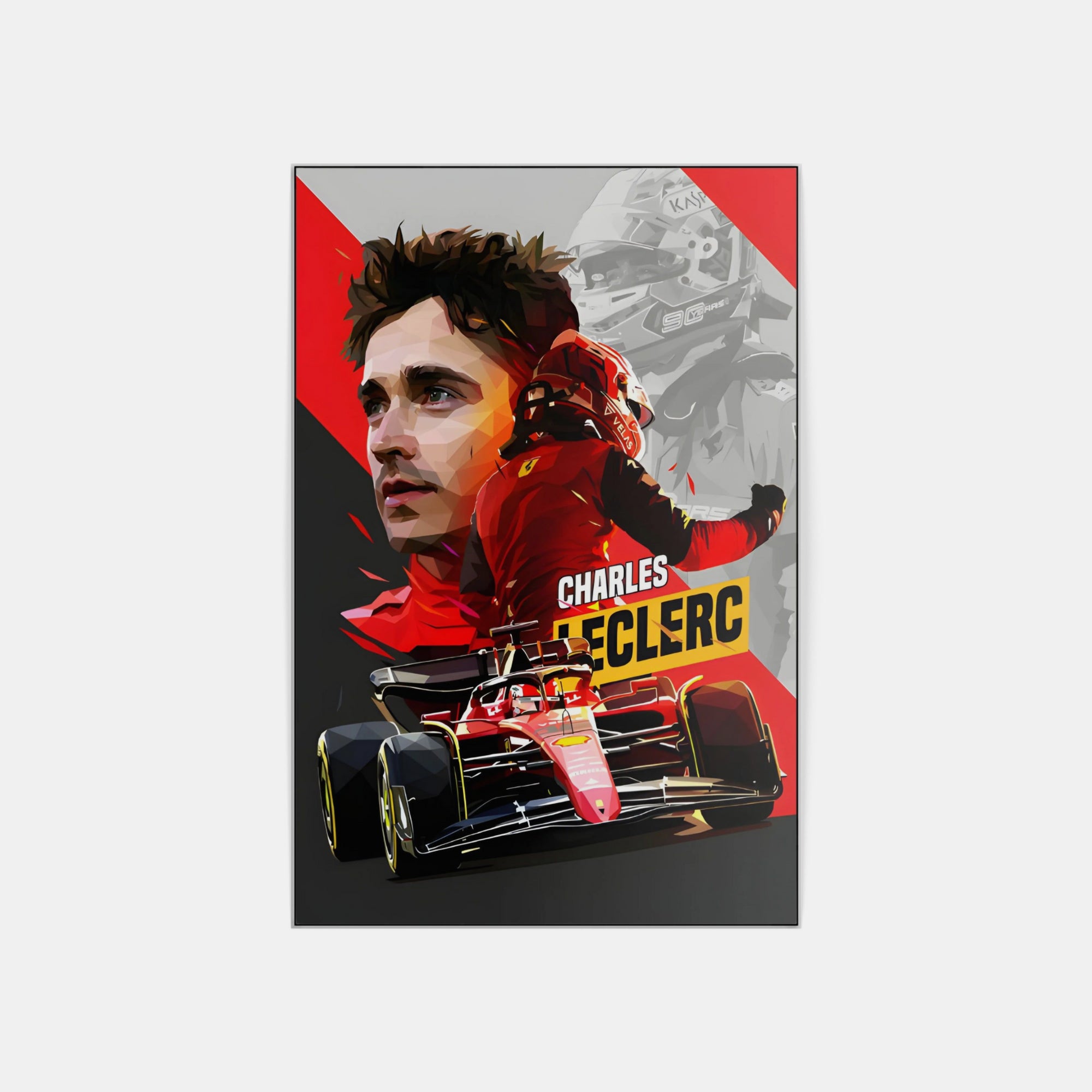 Plakat - Charles Leclerc style - admen.dk