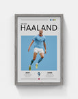 Plakat - Erling Haaland grafisk look - admen.dk