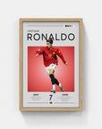 Plakat - Ronaldo Manchester look - admen.dk