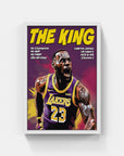 Plakat - Lebron James the king - admen.dk