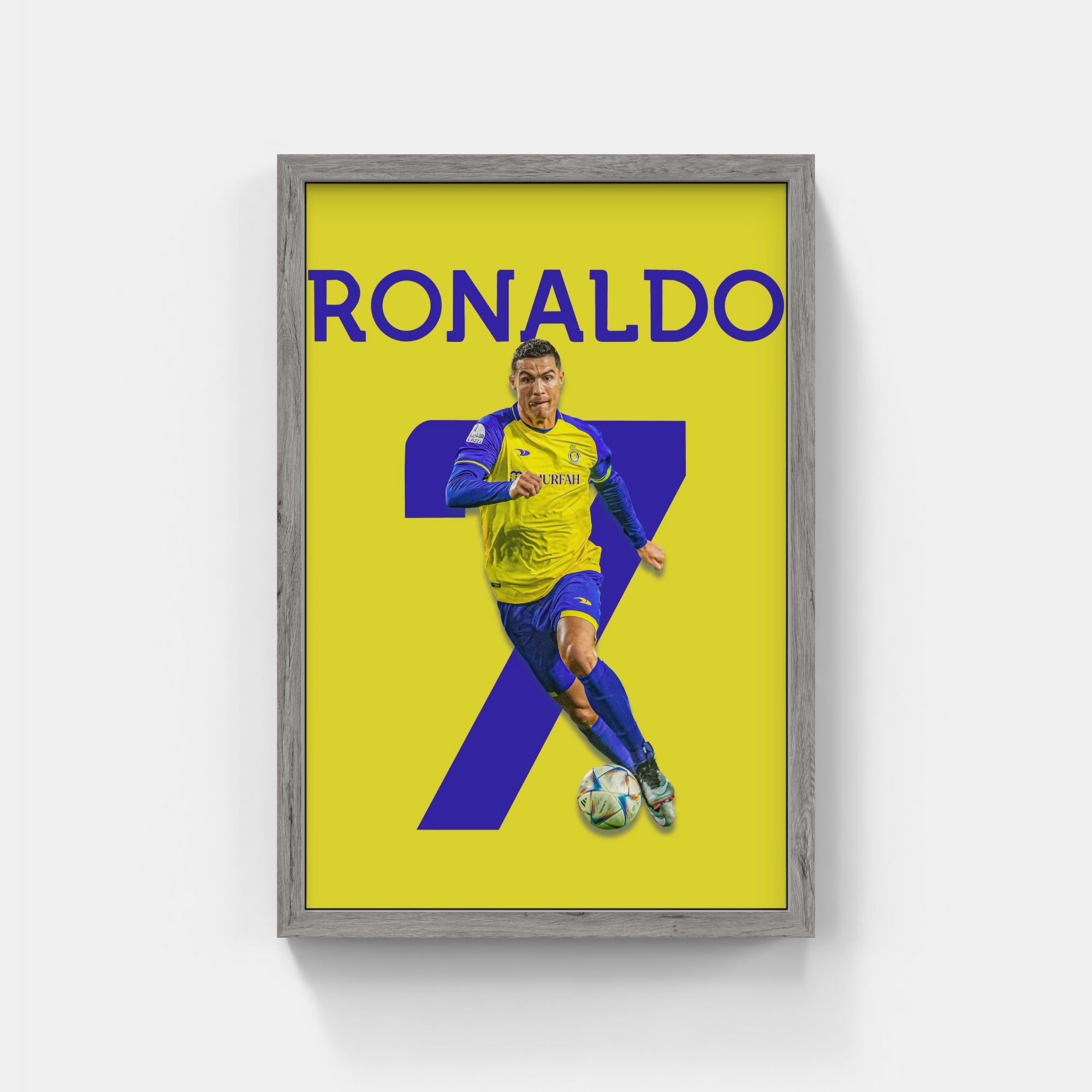 Plakat - Cristiano Ronaldo i løb - admen.dk