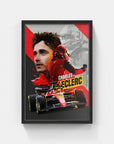 Plakat - Charles Leclerc style - admen.dk