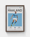 Plakat - Erling Haaland grafisk look - admen.dk