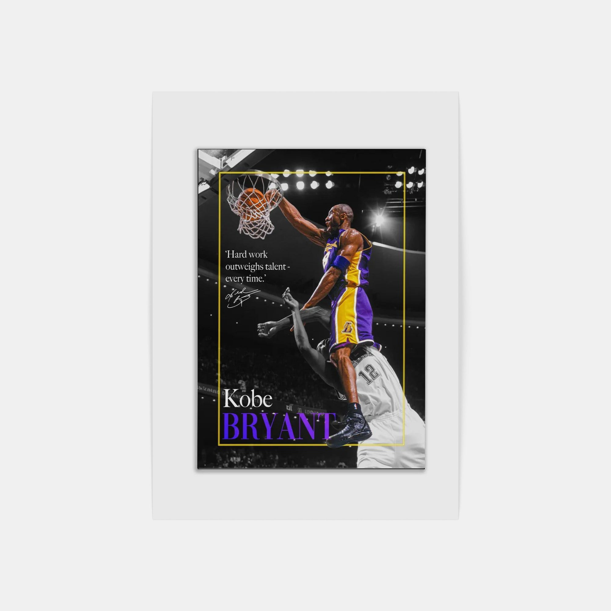 Plakat - Kobe Bryant i aktion - admen.dk