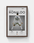 Plakat - Ronaldo Real Madrid look - admen.dk