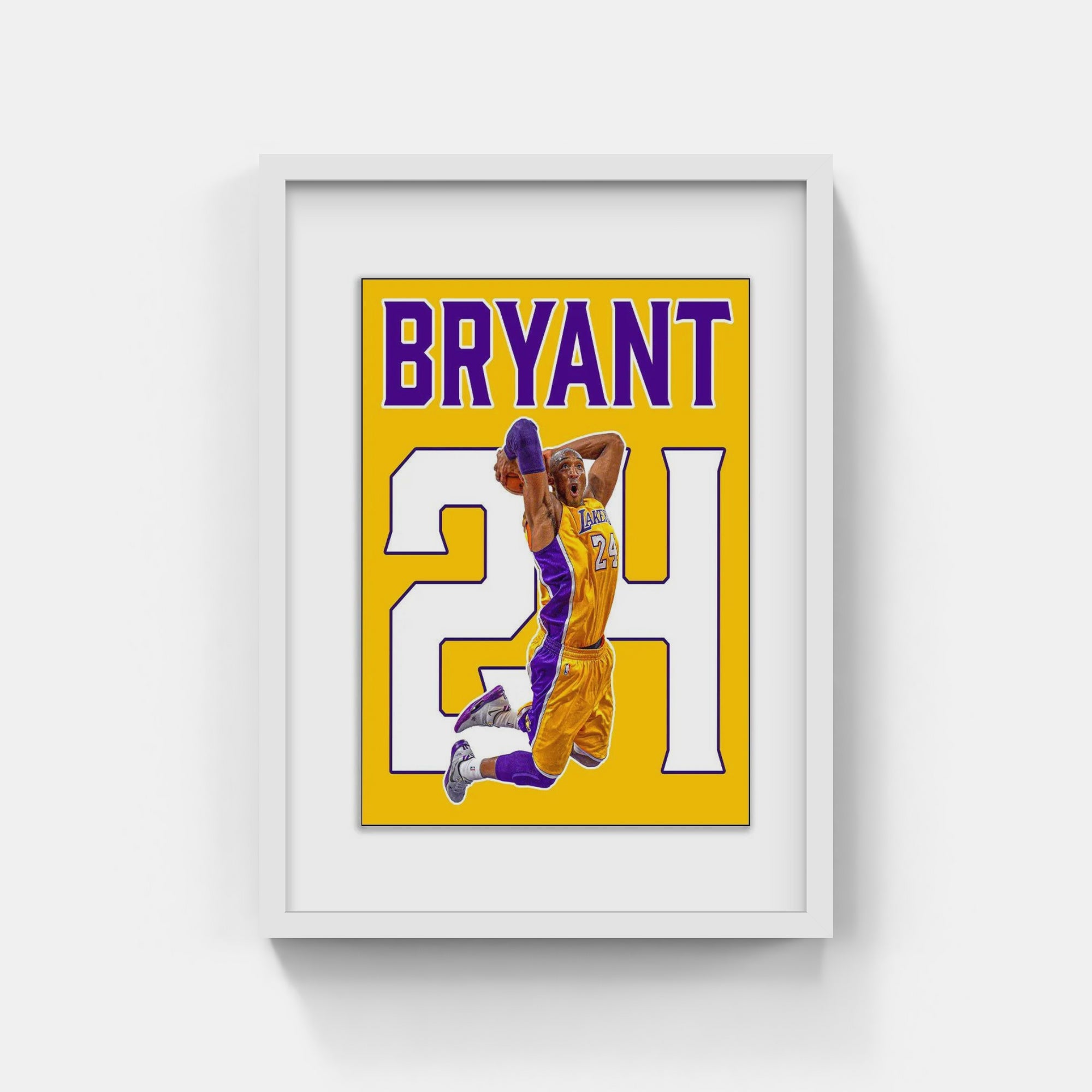 Plakat - Kobe Bryant 24 - admen.dk