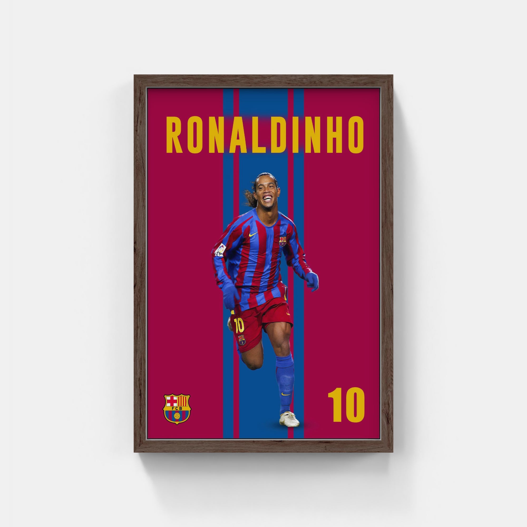 Plakat - Ronaldinho - admen.dk