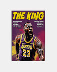 Plakat - Lebron James the king - admen.dk