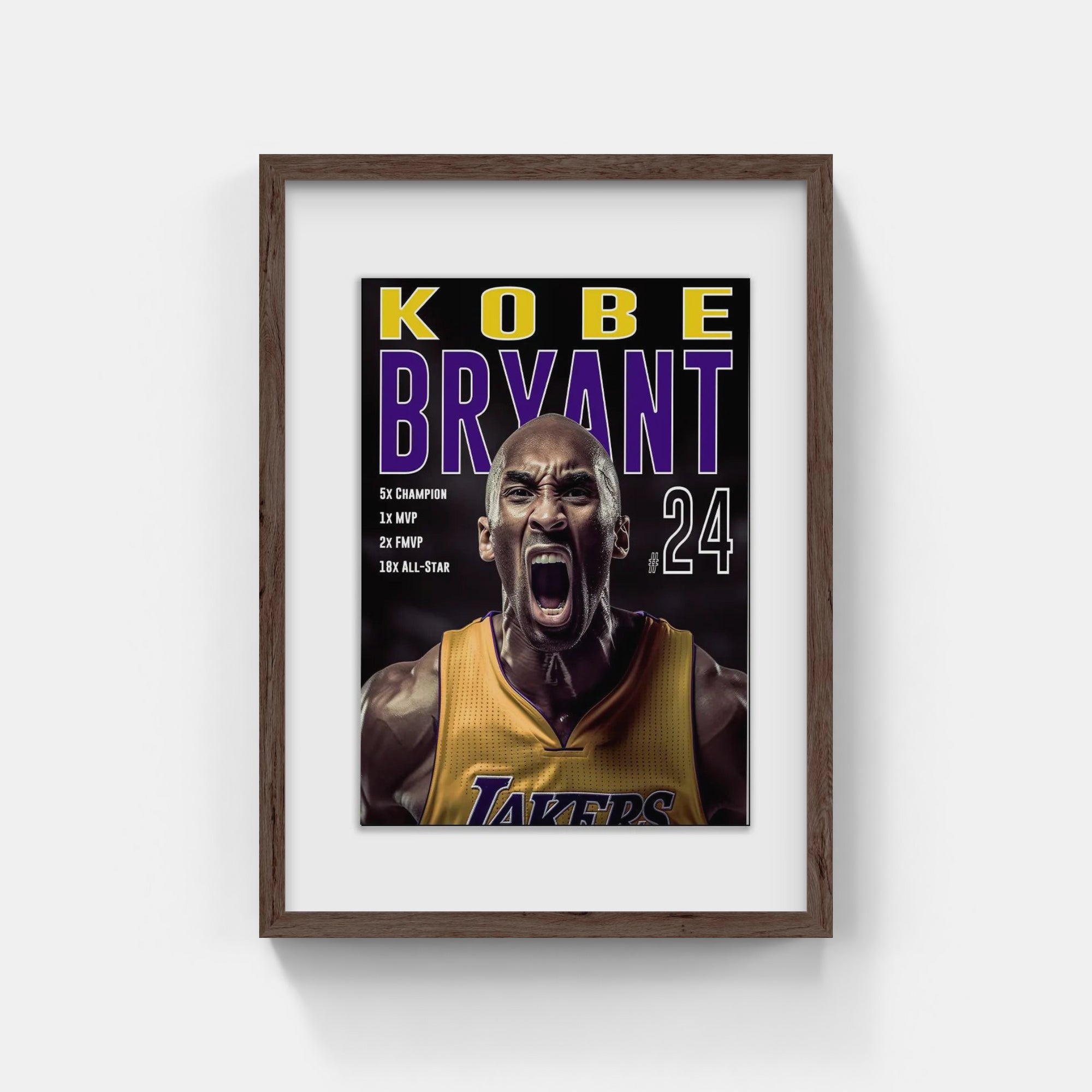 Plakat - Kobe Bryant style - admen.dk