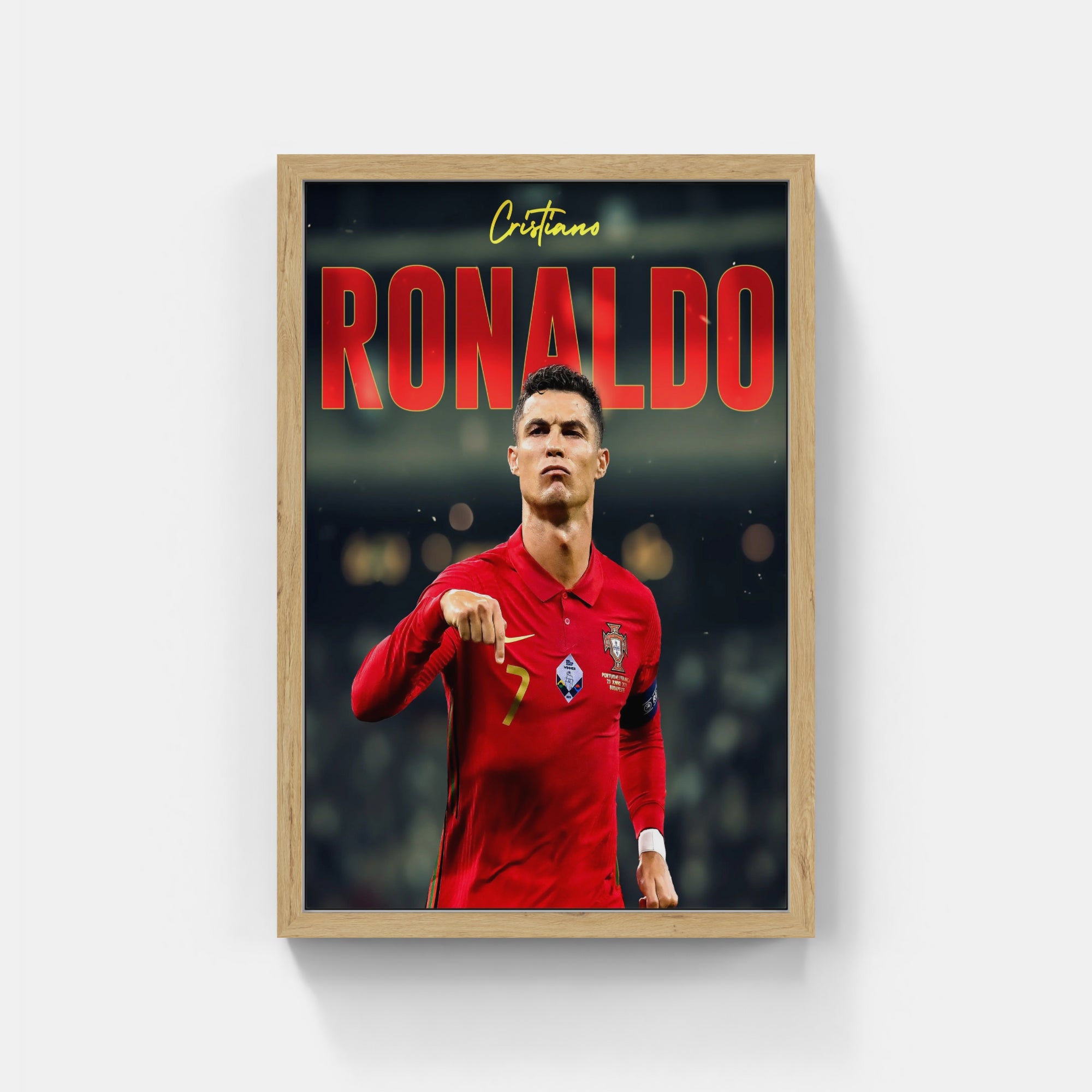 Plakat - Cristiano Ronaldo kunst - admen.dk