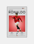 Plakat - Ronaldo Manchester look - admen.dk