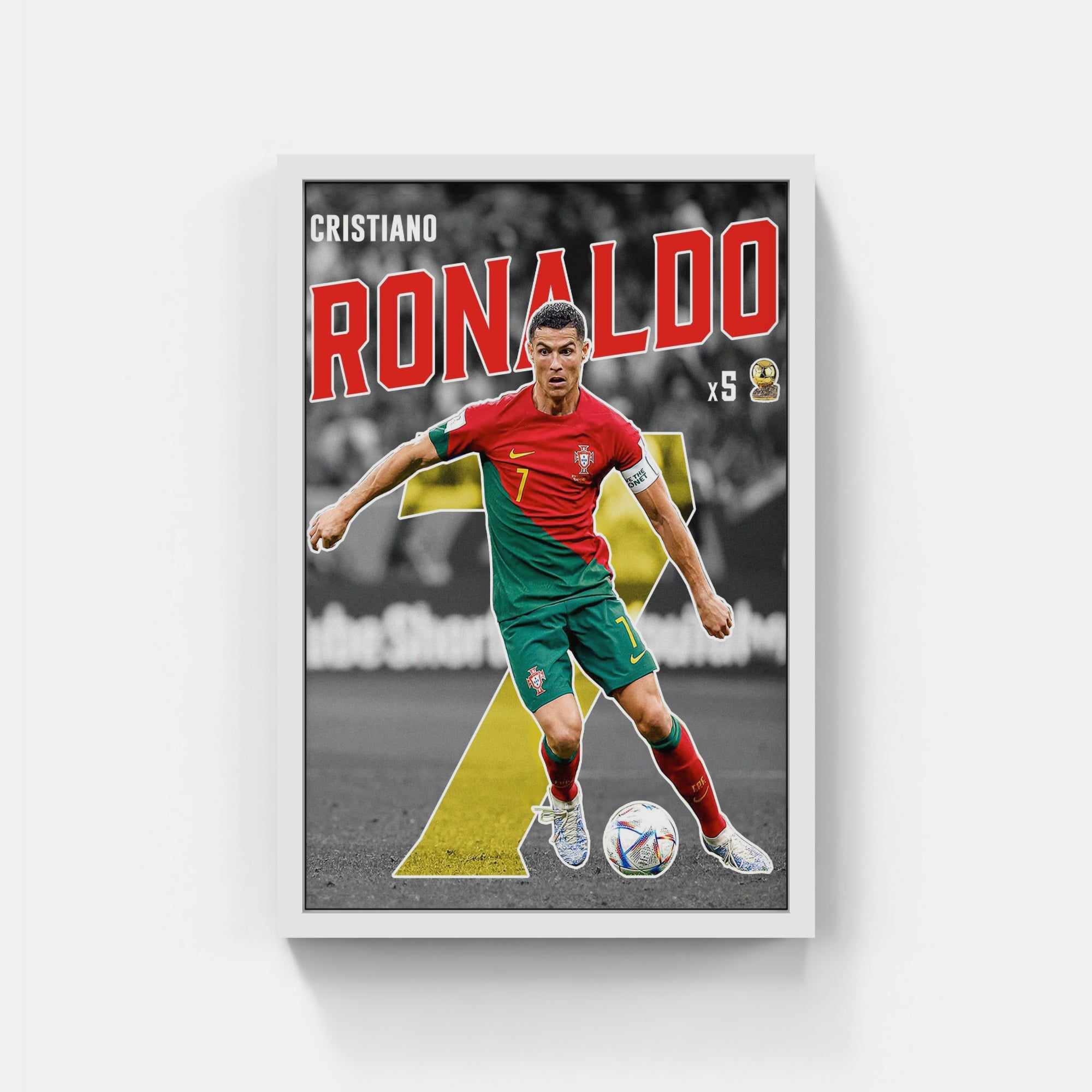 Plakat - Cristiano Ronaldo spilleklar - admen.dk