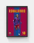 Plakat - Ronaldinho - admen.dk