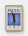 Plakat - Messi i Barcelona look - admen.dk