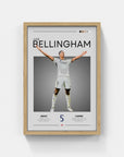 Plakat - Jude Bellingham Real Madrid look - admen.dk