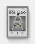 Plakat - Ronaldo Real Madrid look - admen.dk