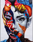 Plakat - Audrey of Mulberry street art - admen.dk