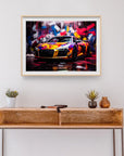 Plakat - Audi R8 streetkunst