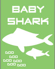 Plakat - Baby shark kunst - admen.dk