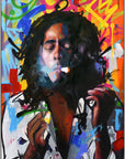 Canvas - Bob Marley grafisk kunst - admen.dk