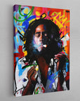 Canvas - Bob Marley grafisk kunst - admen.dk