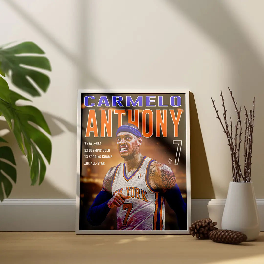 Plakat - Carmelo Anthony nr. 7 - admen.dk