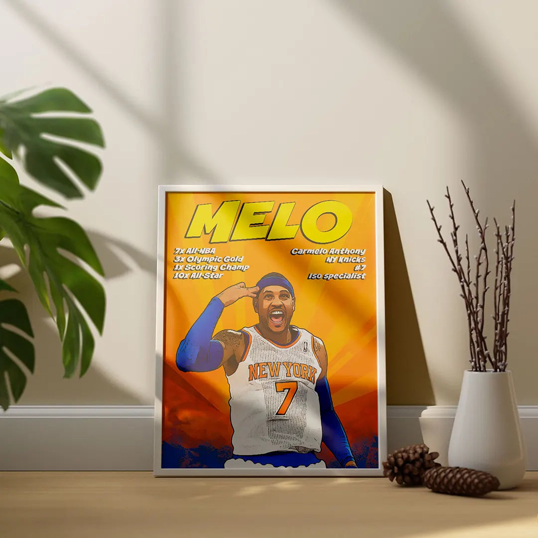 Plakat - Carmelo Anthony Melo - admen.dk