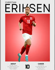 Poster - Christian Eriksen graphic look