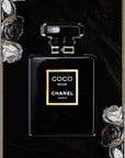 Plakat - Coco Noir Chanel Paris kunst - admen.dk