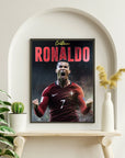 Plakat - Cristiano Ronaldo i skrigende jubel