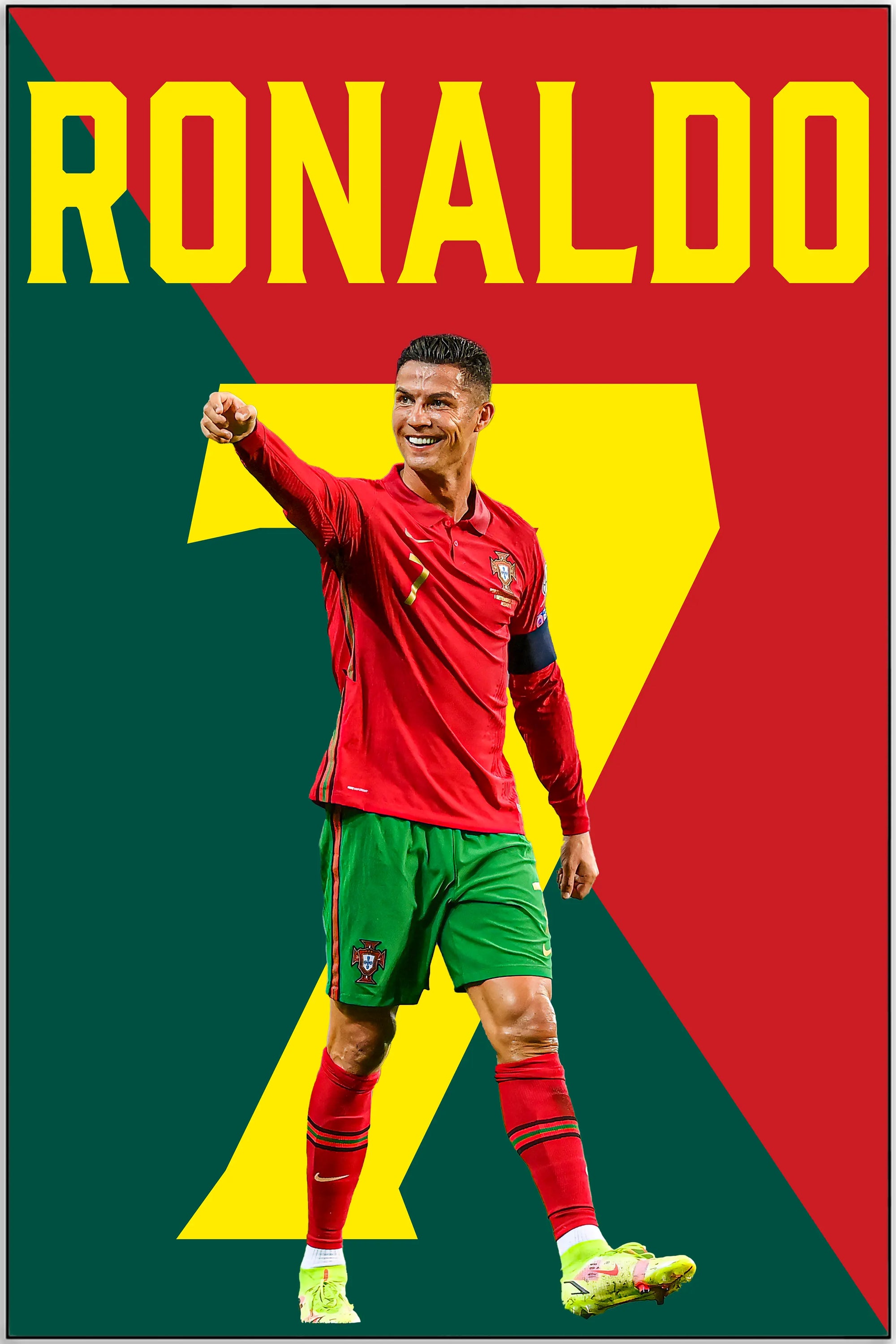 Plakat - Cristiano Ronaldo stolt - admen.dk