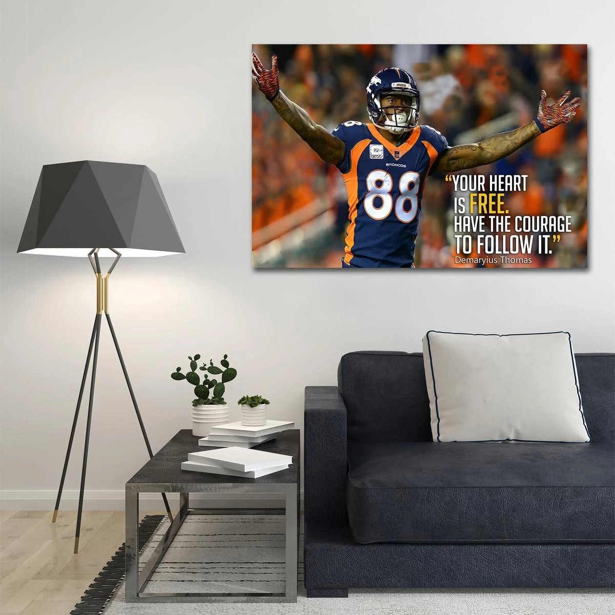 Plakat - Demaryius Thomas citat - admen.dk