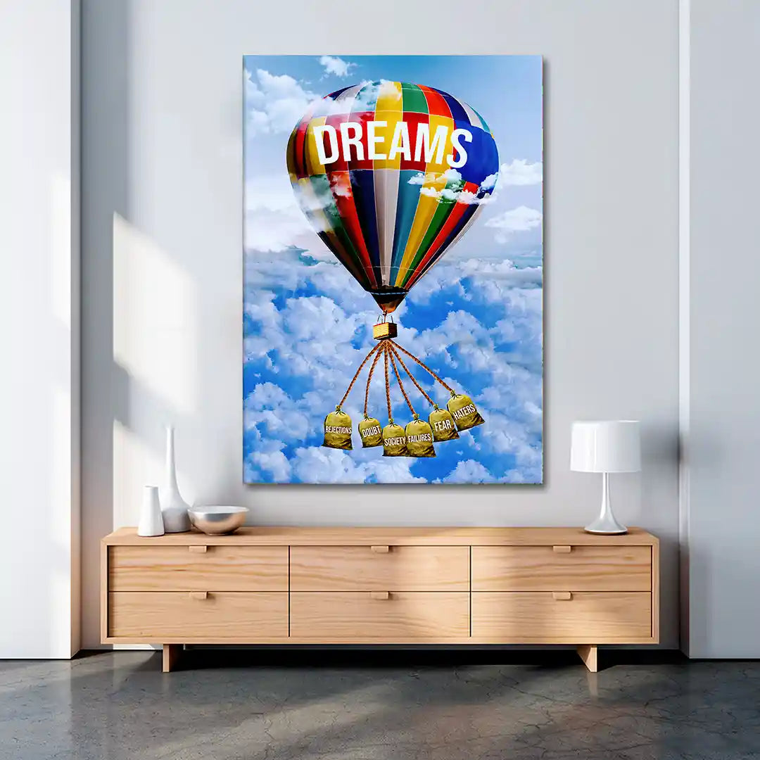 Plakat - Dreams og luftballon - admen.dk