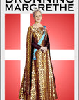 Plakat - Dronning Margrethe kunst - admen.dk